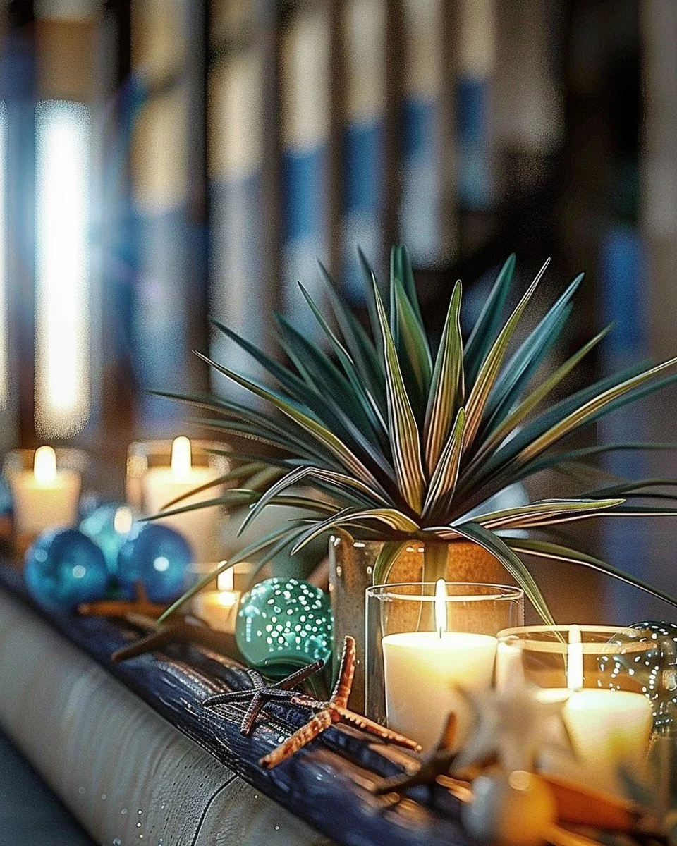 Variety of air plants displayed creatively in a bright indoor setting.