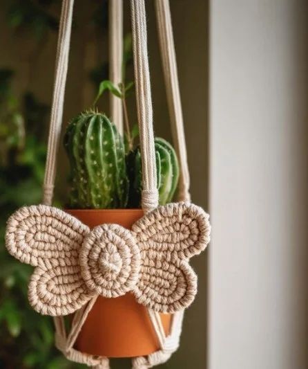 Macrame Animal Plant Holder Free Patterns