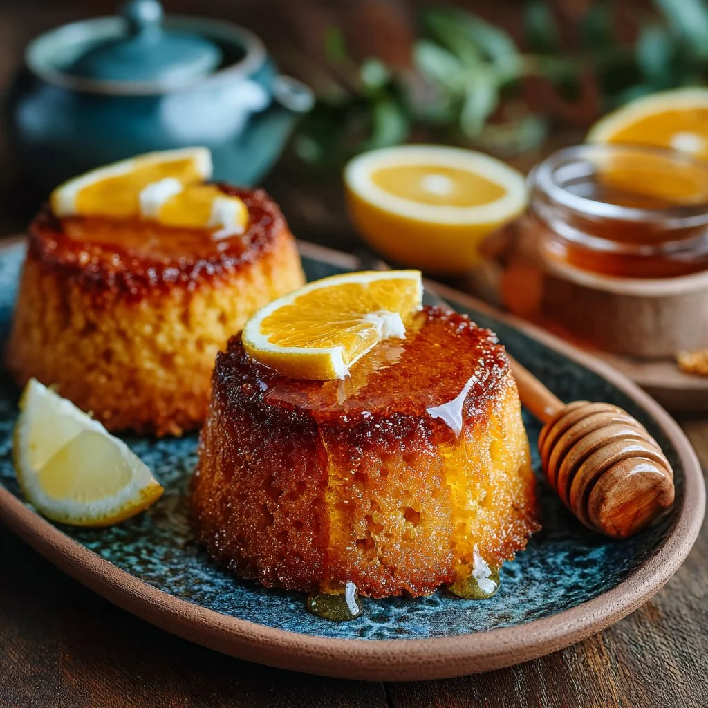 Orange Ginger Honey Cakes