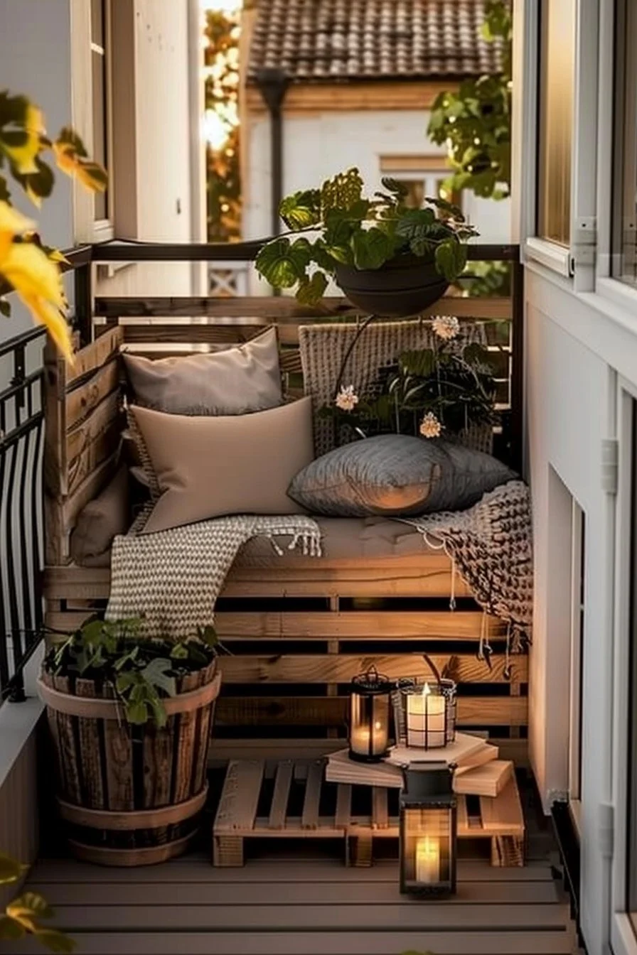 Cozy balcony ideas for practical outdoor living and relaxation.