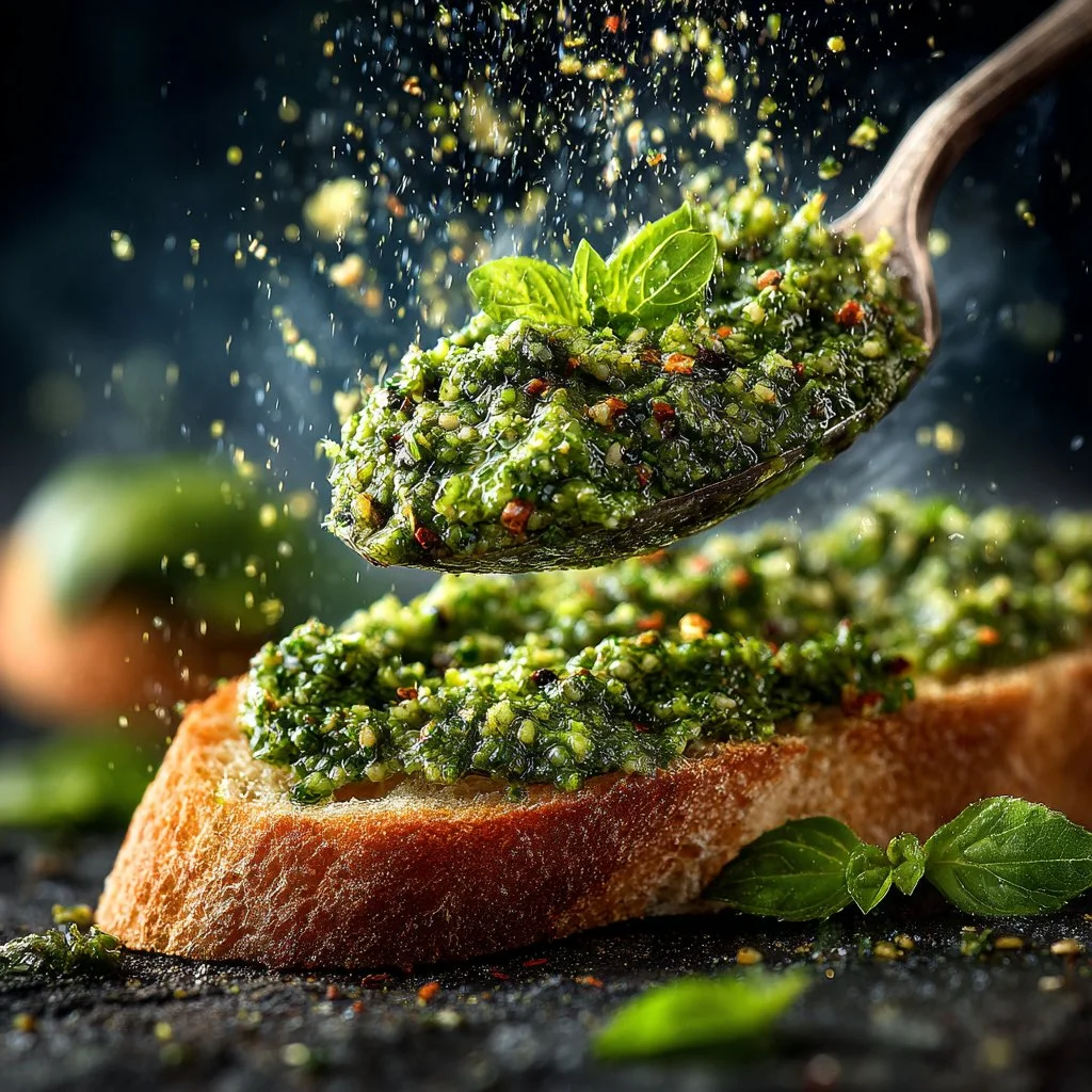 Zero-Waste Garden Pesto