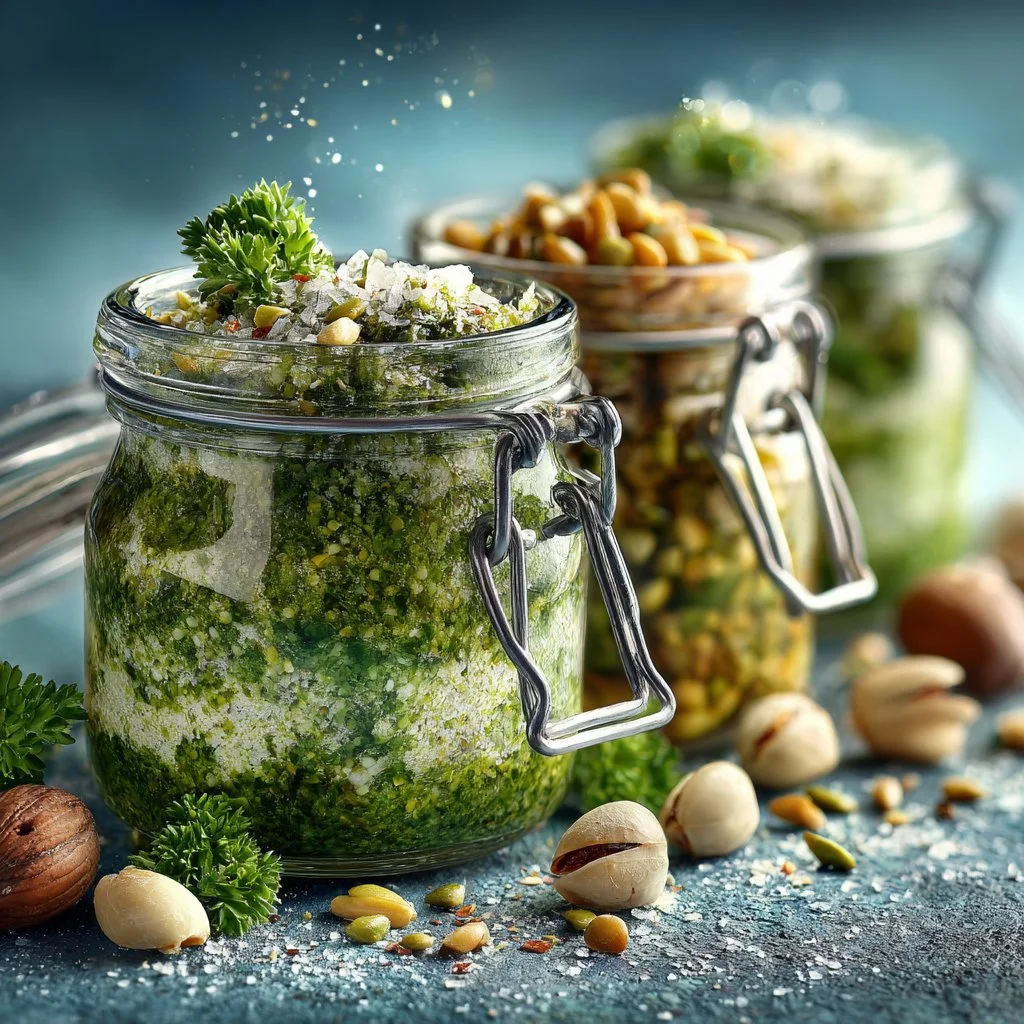 Zero Waste Pesto, 4 Ways (Plant Based Recipes)